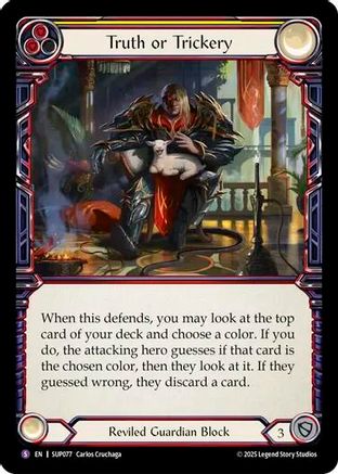 Truth or Trickery (SUP077) [Super Slam] Rainbow Foil - Deck Out Gaming