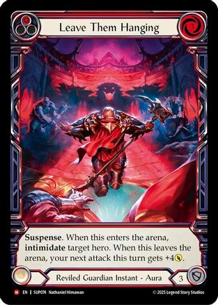 Leave Them Hanging (Extended Art) (SUP074) [Super Slam] Cold Foil - Deck Out Gaming