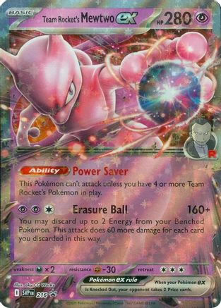 Team Rocket's Mewtwo ex - 216 (216) [SV: Scarlet & Violet Promo Cards] Holofoil