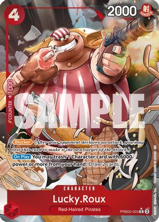 Lucky.Roux (Alternate Art) (PRB02-003) [Premium Booster -The Best- Vol. 2] Foil - Deck Out Gaming