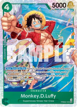 Monkey.D.Luffy - PRB02-005 (PRB02-005) [Premium Booster -The Best- Vol. 2] Foil - Deck Out Gaming