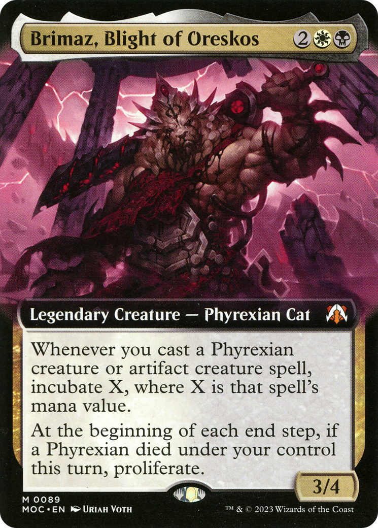 Brimaz, Blight of Oreskos (Extended Art) (89) [March of the Machine Commander] - Deck Out Gaming