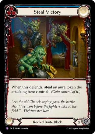 Steal Victory (SUP069) [Super Slam] Rainbow Foil - Deck Out Gaming