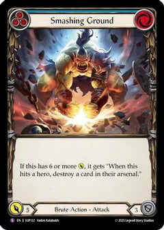 Smashing Ground (SUP132) [Super Slam] Rainbow Foil - Deck Out Gaming