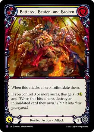 Battered, Beaten, and Broken (SUP083) [Super Slam] - Deck Out Gaming
