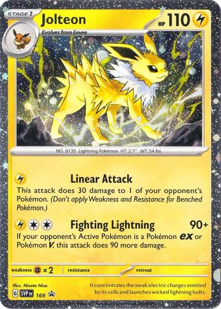 Jolteon - 169 (Cosmos Holo) (169) [SV: Scarlet & Violet Promo Cards] Holofoil - Deck Out Gaming