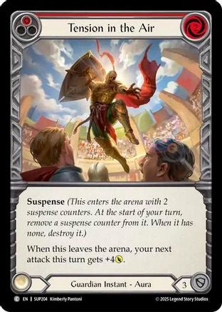 Tension in the Air (Red) (SUP204) [Super Slam] - Deck Out Gaming