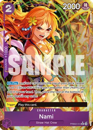 Nami (Alternate Art) (PRB02-012) [Premium Booster -The Best- Vol. 2] Foil - Deck Out Gaming