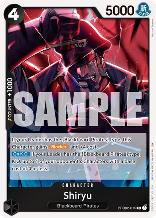 Shiryu (PRB02-015) [Premium Booster -The Best- Vol. 2] Foil - Deck Out Gaming