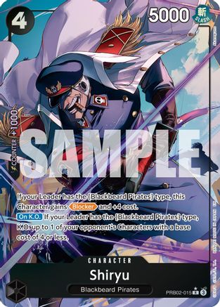 Shiryu (Alternate Art) (PRB02-015) [Premium Booster -The Best- Vol. 2] Foil - Deck Out Gaming