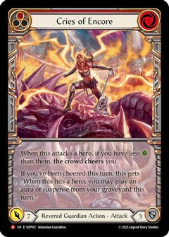 Cries of Encore (Extended Art) (SUP012) [Super Slam] Cold Foil - Deck Out Gaming