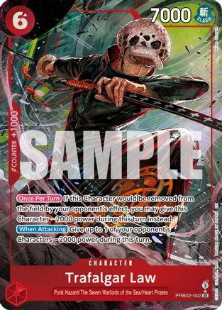 Trafalgar Law (Alternate Art) (PRB02-002) [Premium Booster -The Best- Vol. 2] Foil - Deck Out Gaming