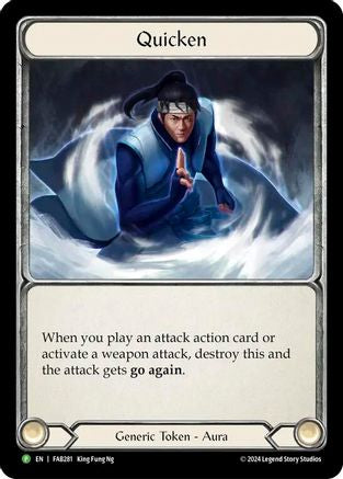 Quicken - FAB281 (FAB281) [Flesh and Blood: Promo Cards] Cold Foil - Deck Out Gaming