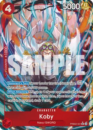 Koby (Alternate Art) (PRB02-001) [Premium Booster -The Best- Vol. 2] Foil - Deck Out Gaming