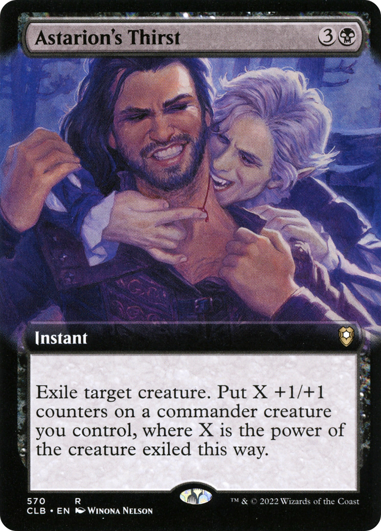 Astarion's Thirst (Extended Art) (570) [Commander Legends: Battle for Baldur's Gate] foil - Deck Out Gaming