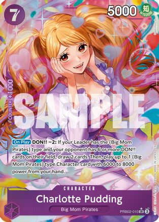 Charlotte Pudding (Alternate Art) (PRB02-010) [Premium Booster -The Best- Vol. 2] Foil - Deck Out Gaming
