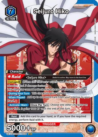 Seijuro Hiko (008) (UE11BT/RNK-1-008) [UE11BT: Rurouni Kenshin] Foil - Deck Out Gaming