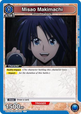 Misao Makimachi (022) (UE11BT/RNK-1-022) [UE11BT: Rurouni Kenshin] - Deck Out Gaming