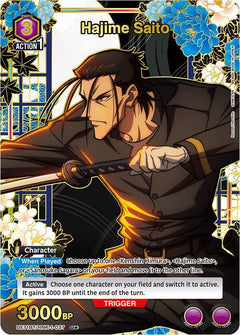 Hajime Saito (037) (U*) (UE11BT/RNK-1-037) [UE11BT: Rurouni Kenshin] Foil - Deck Out Gaming
