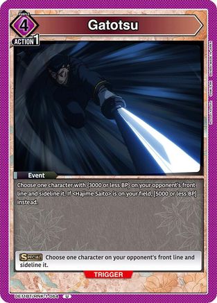 Gatotsu (UE11BT/RNK-1-064) [UE11BT: Rurouni Kenshin] - Deck Out Gaming
