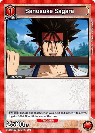 Sanosuke Sagara (074) (UE11BT/RNK-1-074) [UE11BT: Rurouni Kenshin] - Deck Out Gaming