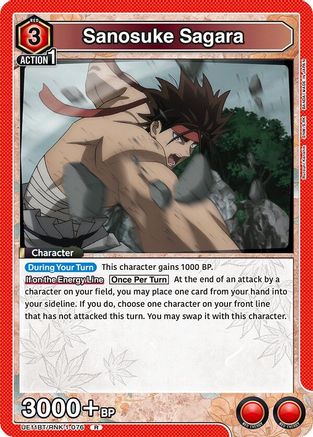 Sanosuke Sagara (076) (UE11BT/RNK-1-076) [UE11BT: Rurouni Kenshin] Foil - Deck Out Gaming
