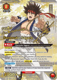 Sanosuke Sagara (077) (SR**) (UE11BT/RNK-1-077) [UE11BT: Rurouni Kenshin] Foil - Deck Out Gaming