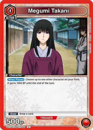 Megumi Takani (080) (UE11BT/RNK-1-080) [UE11BT: Rurouni Kenshin] - Deck Out Gaming