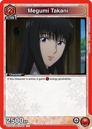 Megumi Takani (081) (UE11BT/RNK-1-081) [UE11BT: Rurouni Kenshin] - Deck Out Gaming