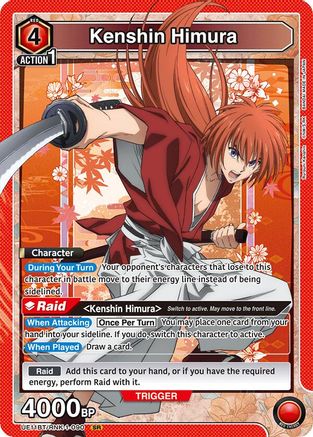 Kenshin Himura (090) (UE11BT/RNK-1-090) [UE11BT: Rurouni Kenshin] Foil - Deck Out Gaming