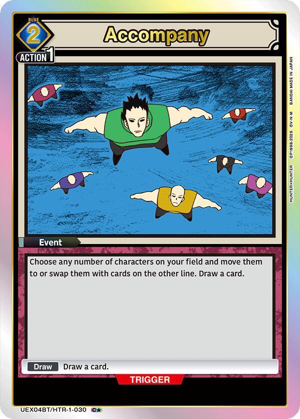 Accompany (C*) (UEX04BT/HTR-1-030) [UEX04BT: HUNTER X HUNTER Vol.2] Foil - Deck Out Gaming