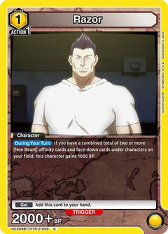 Razor (005) (UEX04BT/HTR-2-005) [UEX04BT: HUNTER X HUNTER Vol.2] - Deck Out Gaming