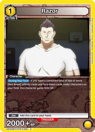 Razor (005) (UEX04BT/HTR-2-005) [UEX04BT: HUNTER X HUNTER Vol.2] - Deck Out Gaming
