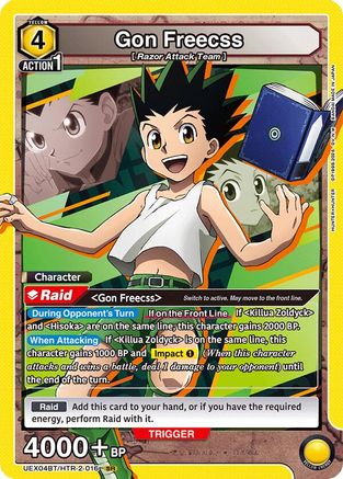 Gon Freecss (016) (UEX04BT/HTR-2-016) [UEX04BT: HUNTER X HUNTER Vol.2] Foil - Deck Out Gaming