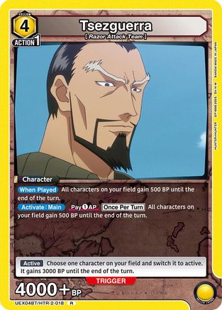 Tsezguerra (018) (UEX04BT/HTR-2-018) [UEX04BT: HUNTER X HUNTER Vol.2] Foil - Deck Out Gaming