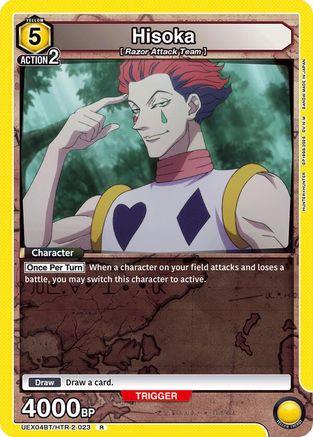 Hisoka (023) (UEX04BT/HTR-2-023) [UEX04BT: HUNTER X HUNTER Vol.2] Foil - Deck Out Gaming
