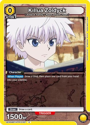 Killua Zoldyck (027) (UEX04BT/HTR-2-027) [UEX04BT: HUNTER X HUNTER Vol.2] - Deck Out Gaming