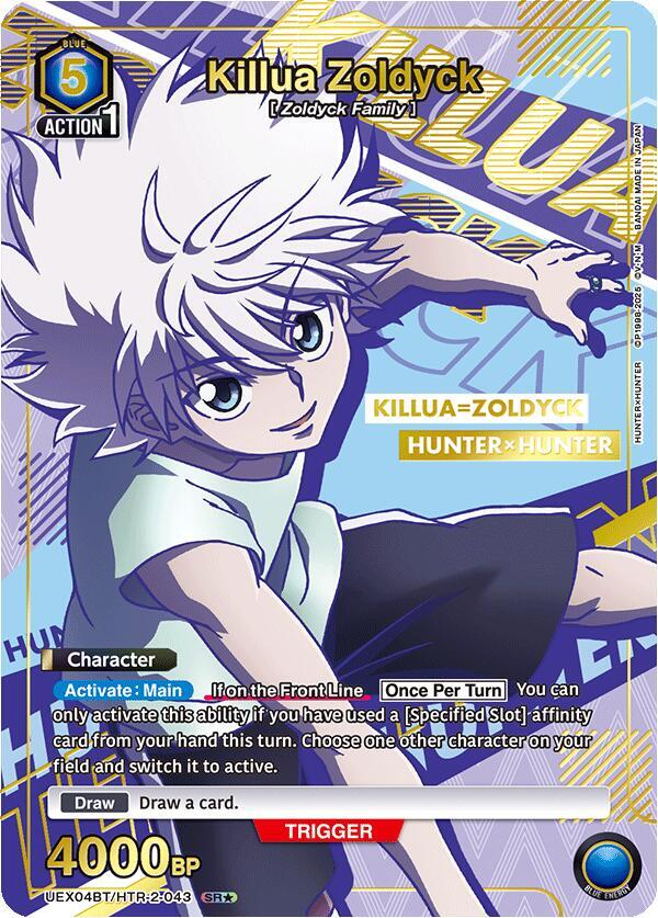 Killua Zoldyck (043) (SR*) (UEX04BT/HTR-2-043) [UEX04BT: HUNTER X HUNTER Vol.2] Foil - Deck Out Gaming