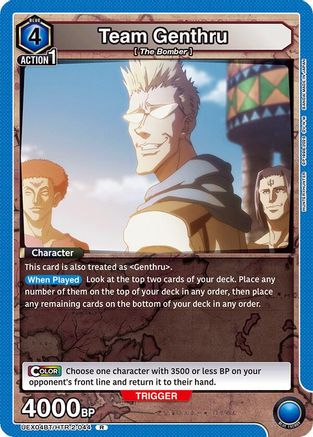 Team Genthru (UEX04BT/HTR-2-044) [UEX04BT: HUNTER X HUNTER Vol.2] Foil - Deck Out Gaming
