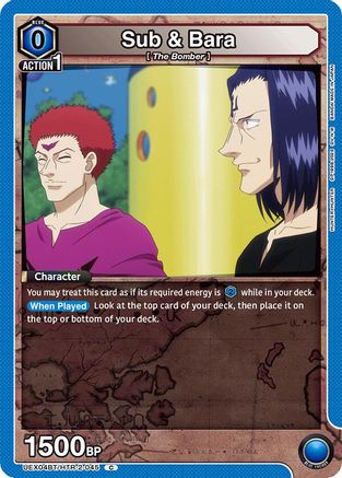 Sub & Bara (UEX04BT/HTR-2-045) [UEX04BT: HUNTER X HUNTER Vol.2] - Deck Out Gaming