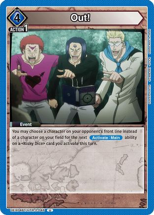 Out! (UEX04BT/HTR-2-046) [UEX04BT: HUNTER X HUNTER Vol.2] - Deck Out Gaming