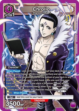 Chrollo (UEX04BT/HTR-2-050) [UEX04BT: HUNTER X HUNTER Vol.2] Foil - Deck Out Gaming