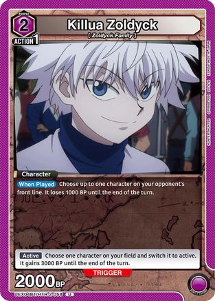 Killua Zoldyck (058) (UEX04BT/HTR-2-058) [UEX04BT: HUNTER X HUNTER Vol.2] - Deck Out Gaming