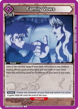 Family Vows (UEX04BT/HTR-2-060) [UEX04BT: HUNTER X HUNTER Vol.2] - Deck Out Gaming