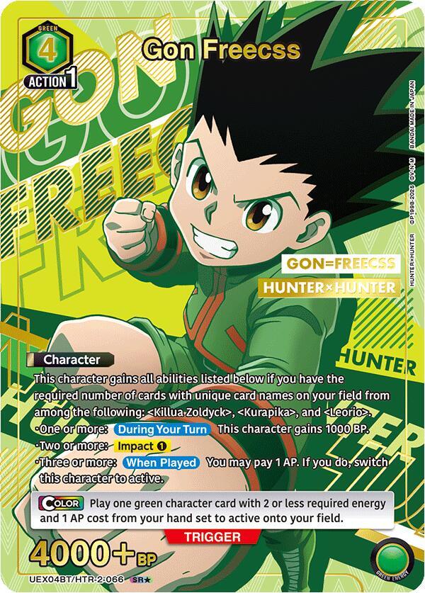 Gon Freecss (066) (SR*) (UEX04BT/HTR-2-066) [UEX04BT: HUNTER X HUNTER Vol.2] Foil - Deck Out Gaming
