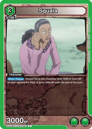 Squala (UEX04BT/HTR-2-067) [UEX04BT: HUNTER X HUNTER Vol.2] - Deck Out Gaming
