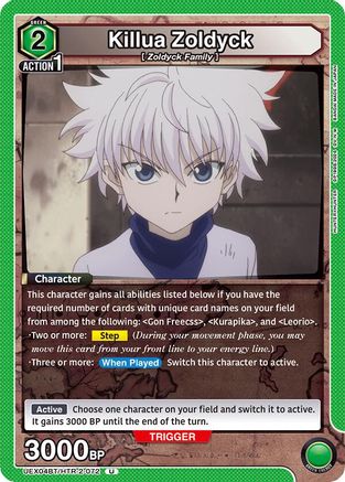 Killua Zoldyck (072) (UEX04BT/HTR-2-072) [UEX04BT: HUNTER X HUNTER Vol.2] - Deck Out Gaming