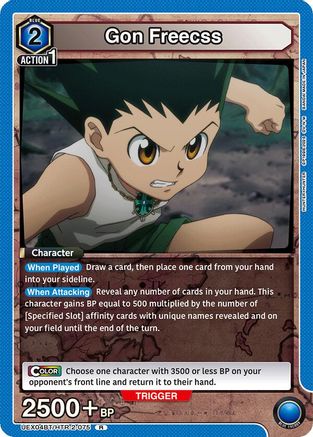 Gon Freecss (075) (UEX04BT/HTR-2-075) [UEX04BT: HUNTER X HUNTER Vol.2] Foil - Deck Out Gaming