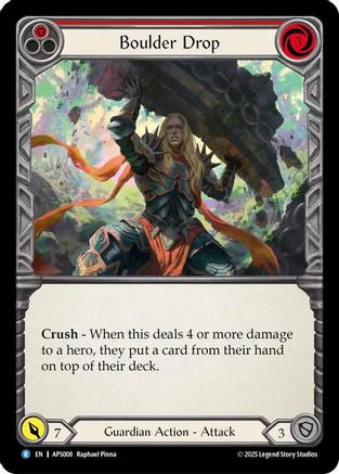 Boulder Drop (Red) (APS008) [Armory Deck: Pleiades] - Deck Out Gaming