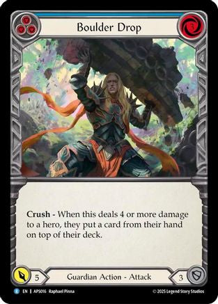 Boulder Drop (Blue) (APS016) [Armory Deck: Pleiades] - Deck Out Gaming